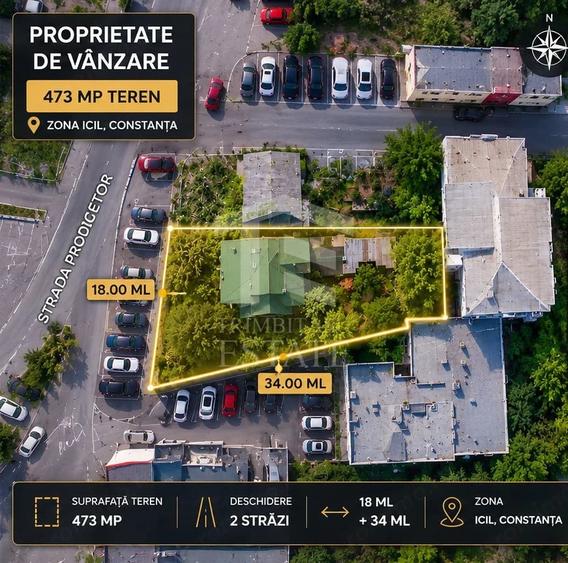 Teren de 473 mp, în ICIL
