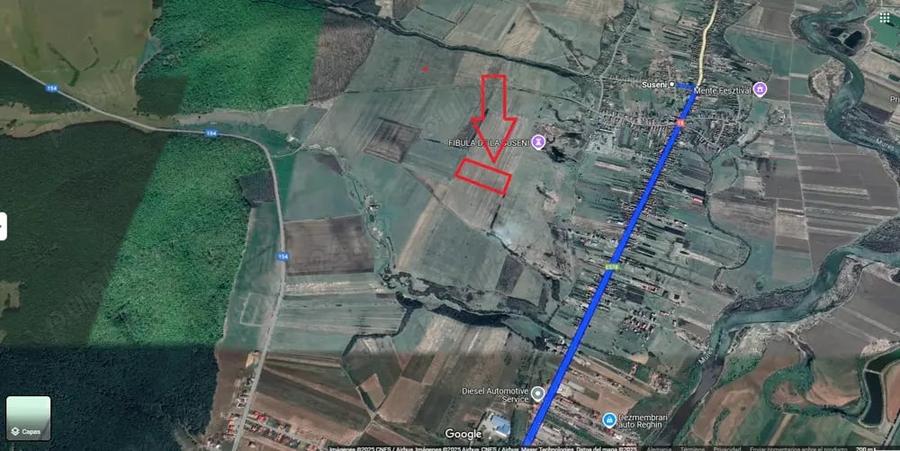 Teren de 5800 mp, în Suseni