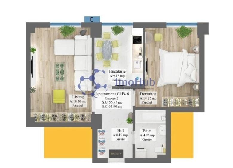 Avans minim 10% Apartamente în rate până la 5 ani - 5