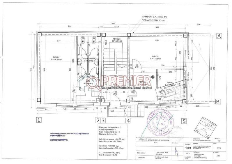 Spațiu comercial, de 924 mp, în Brâncoveanu
