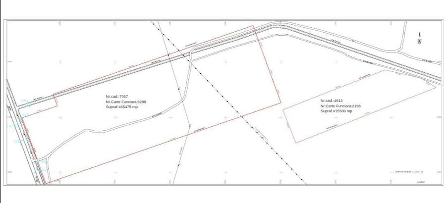 Teren Construcții intravilan de 80975 mp, în Crevedia