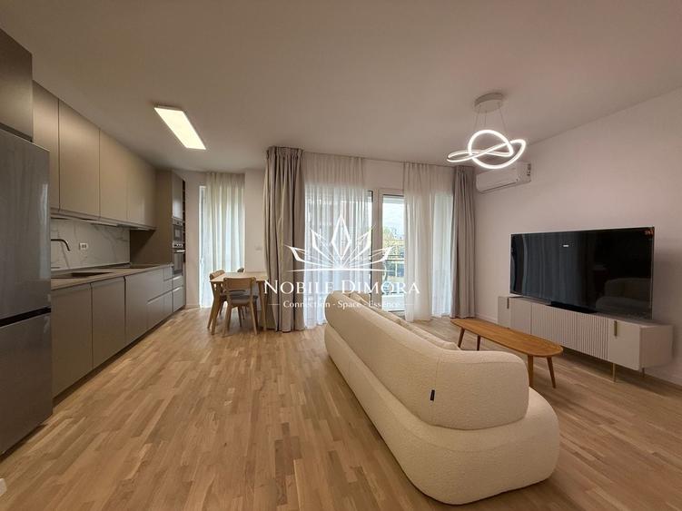 Apartament cu 2 camere semidecomandat, mobilat în Central