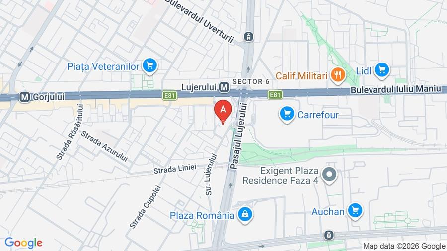 Închiriez apartament cu 2 camere, zona Lujerului, aproape de metrou