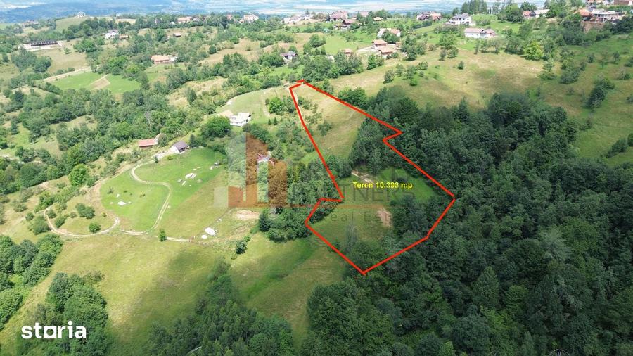 Teren de 10398 mp, în Bran