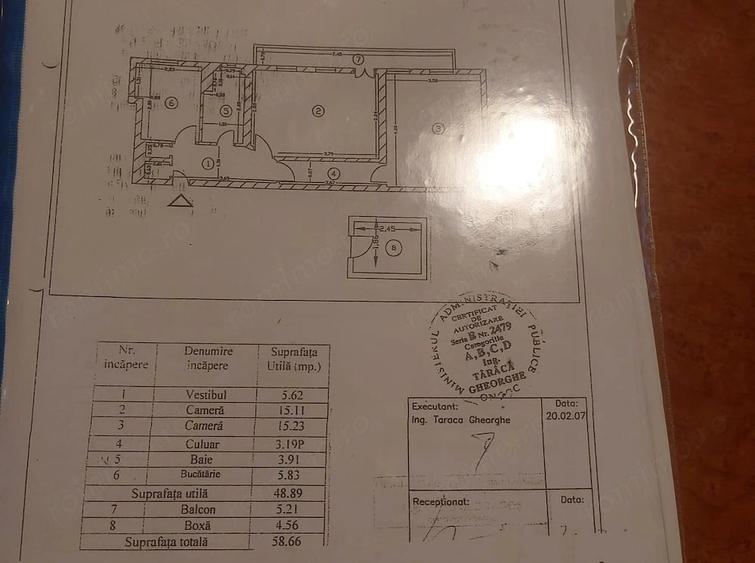 Apartament cu 2 camere decomandat în Dorobanți