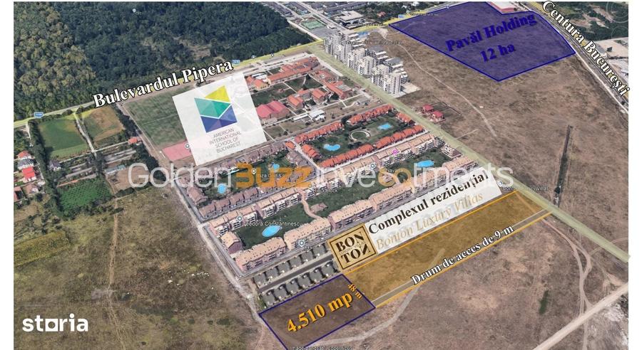 Teren de vanzare Pipera, zona ?colii Americane | 4.510 mp - 3