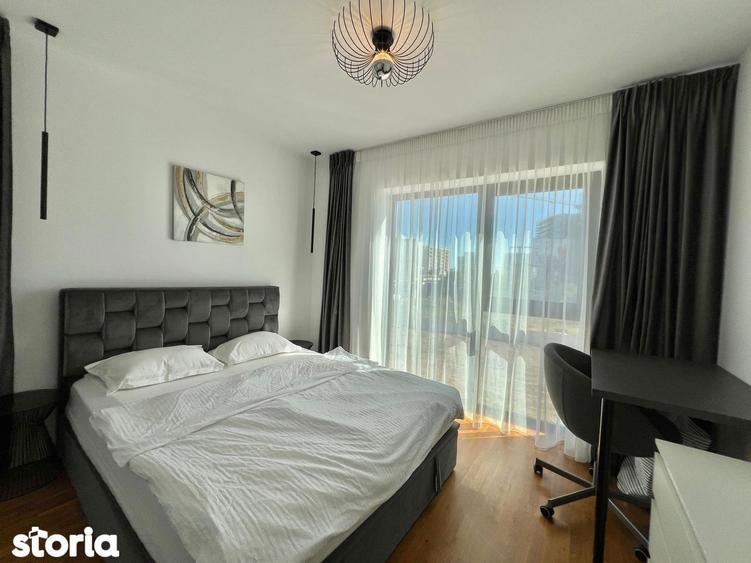 Apartament cu 2 camere decomandat, mobilat în Băneasa