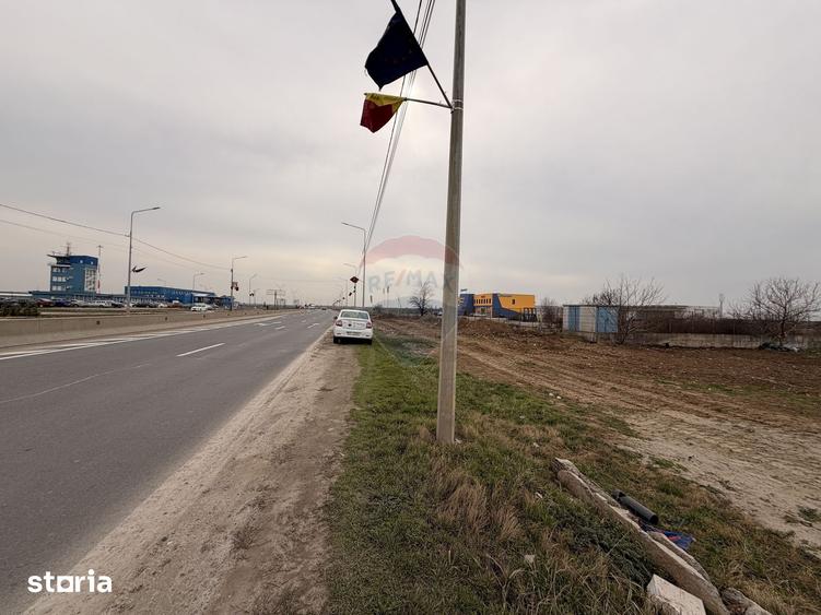 Teren 7,868mp, sensul giratoriu Aeroportul Oradea / DN E71 - 3