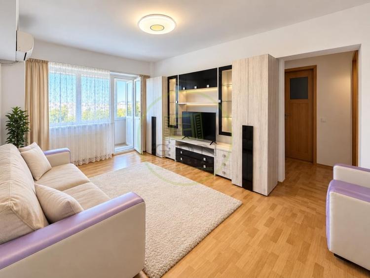 Apartament cu 2 camere semidecomandat, mobilat în Rahova