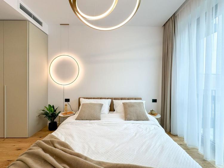 Apartament cu 2 camere semidecomandat, mobilat în Tunari