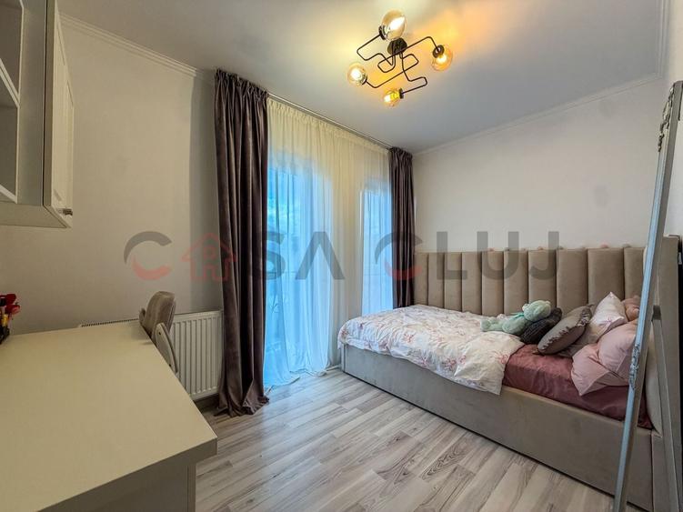 Apartament cu 4 camere decomandat, mobilat în Borhanci