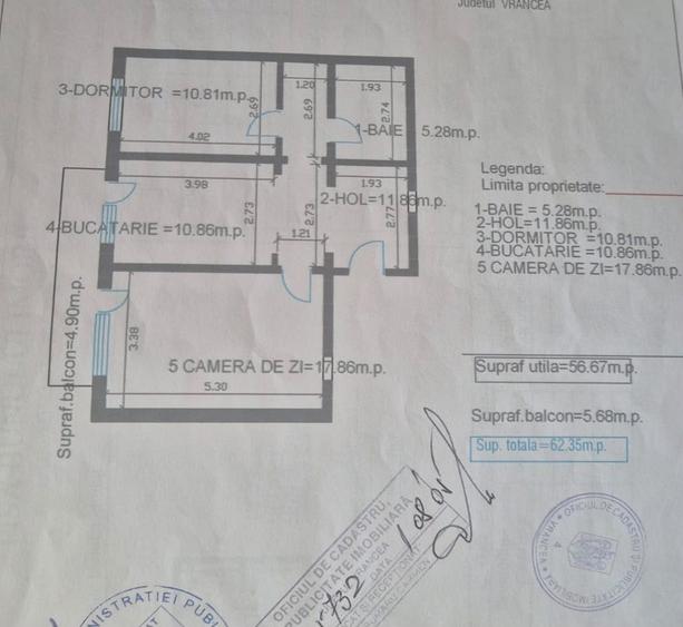Apartament cu 2 camere în Central