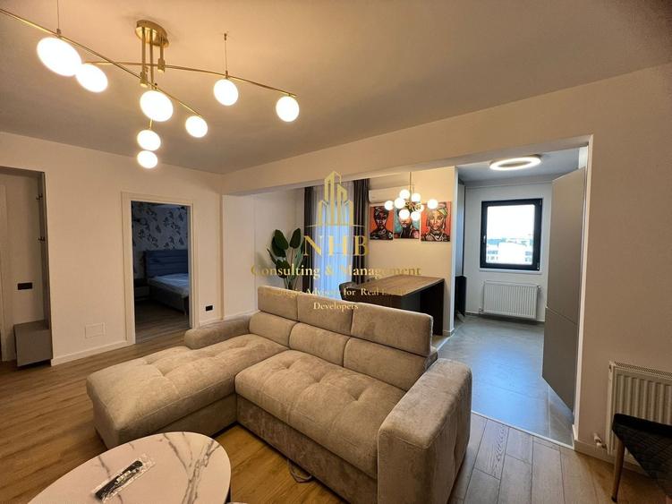 Apartament cu 2 camere nedecomandat, mobilat în Doamna Ghica