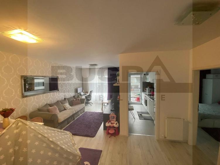 Apartament cu 2 camere semidecomandat, mobilat în Bună Ziua