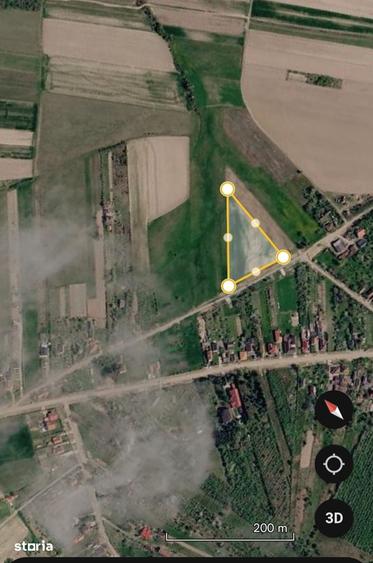Teren de 3632 mp, în Viile Satu Mare