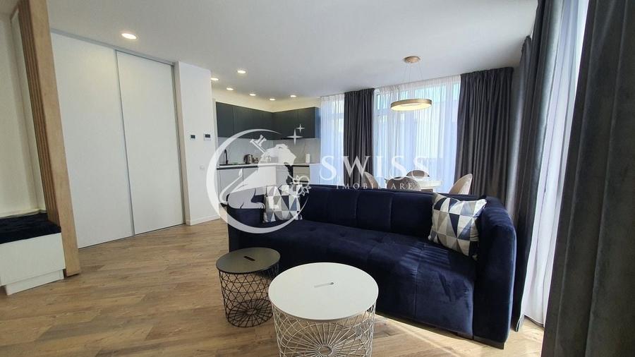 Apartament cu 2 camere semidecomandat, mobilat în Central