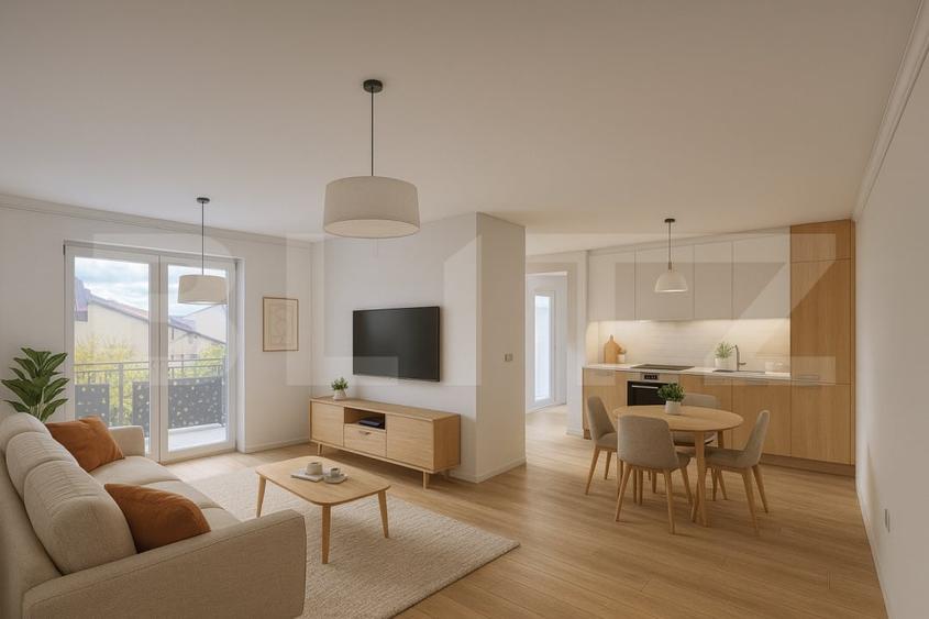 Apartament cu 2 camere decomandat în Giarmata-Vii