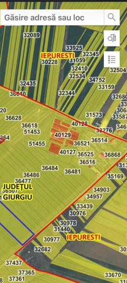 Teren de 3000 mp, în Stâlpu