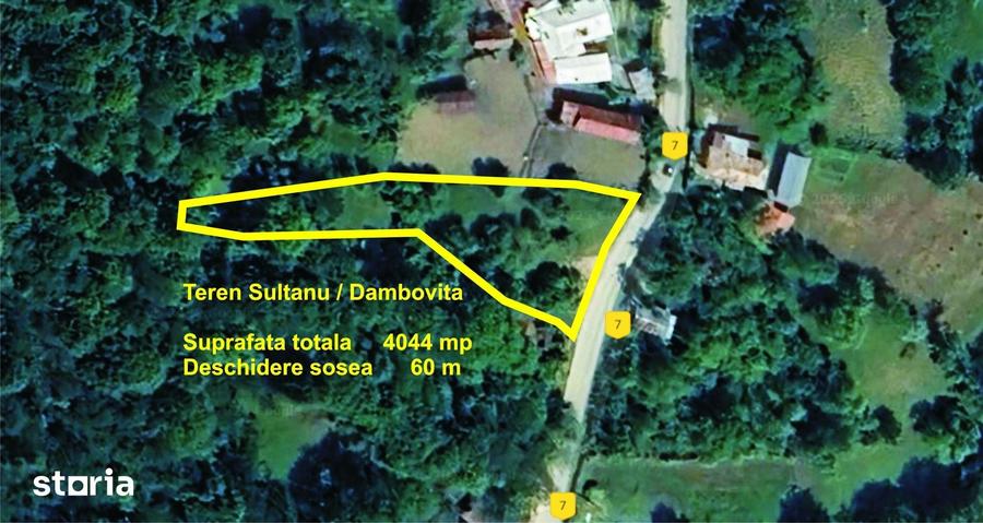 Teren de 4044 mp, în Vișinești