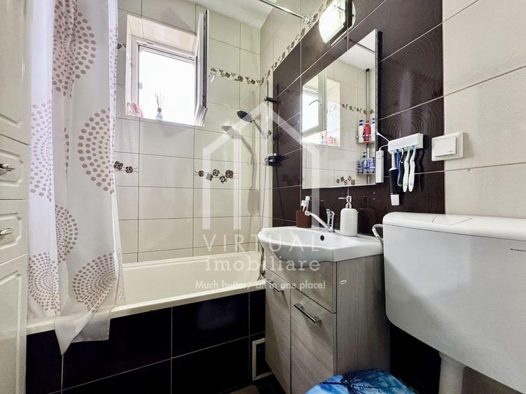 Apartament cu 2 camere decomandat, mobilat în Central