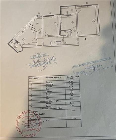Apartament cu 3 camere decomandat în Aeroport