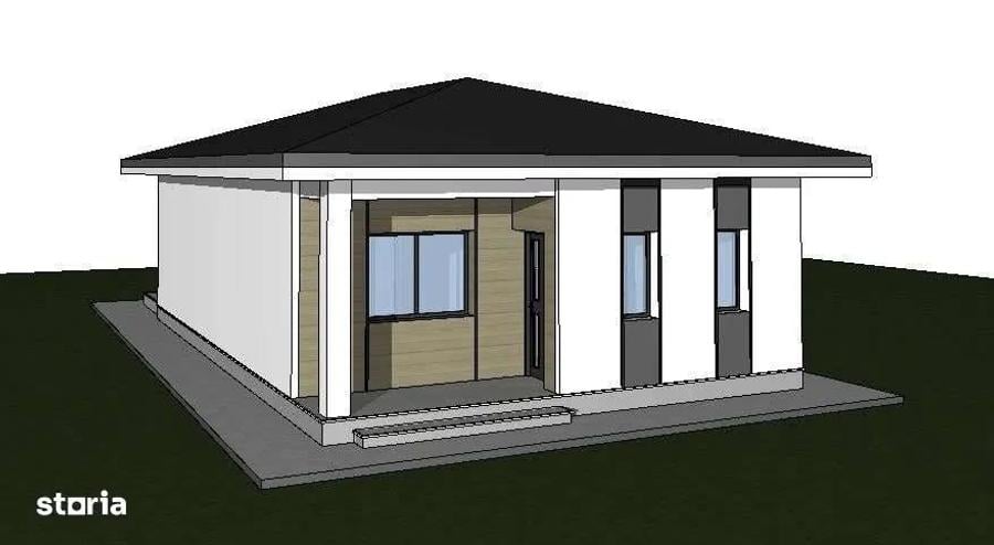 Casă individuală cu 3 camere cu Teren 300 Mp în Lunca Cetățuii