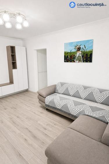 Apartament cu 2 camere semidecomandat, mobilat în Tineretului