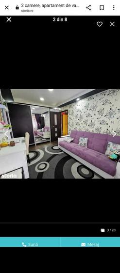 Apartament cu 2 camere semidecomandat în Central