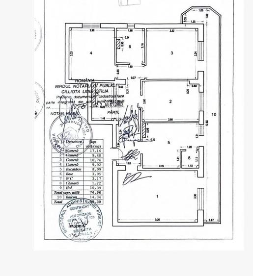 Apartament cu 4 camere decomandat în Dunărea