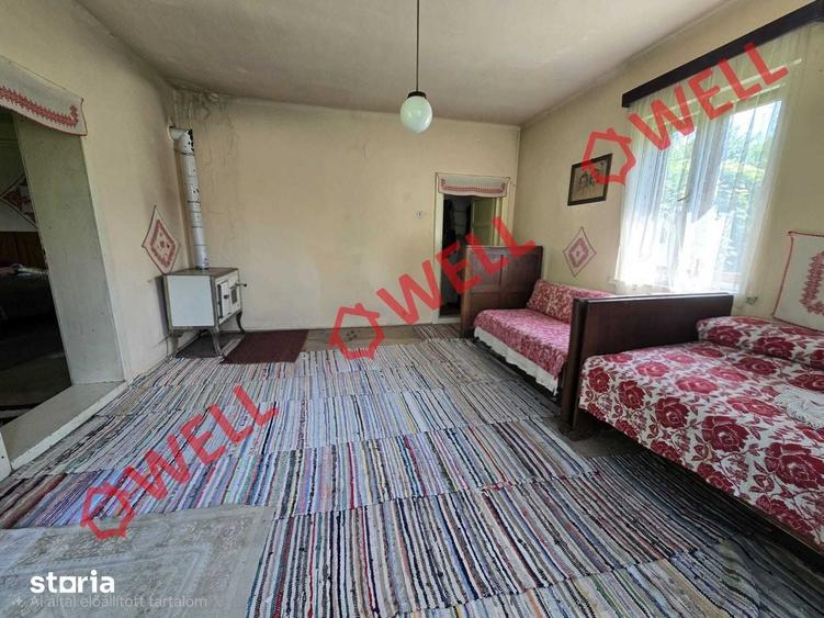 Casă cu 2 camere cu Teren 800 Mp în Ghidfalău