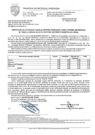 Teren de 10000 mp, în Berceni