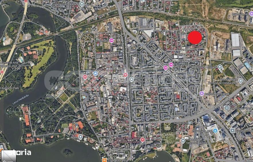 Teren de 500 mp, în Aviației