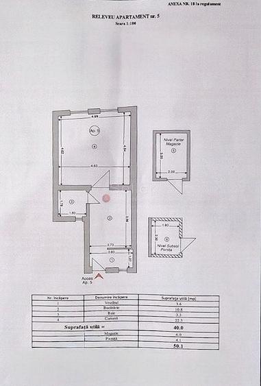 Apartament cu 2 camere semidecomandat, mobilat în Centrul Istoric