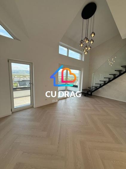 Penthouse cu 3 camere decomandat în Cristian