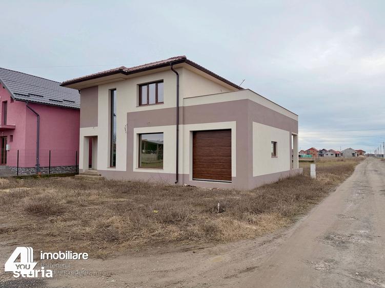 Casa noua din 2025 semifinisata, Curtici cartier nou, teren 500 mp - 6