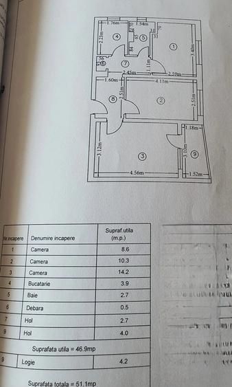 Apartament cu 3 camere decomandat în Ostroveni