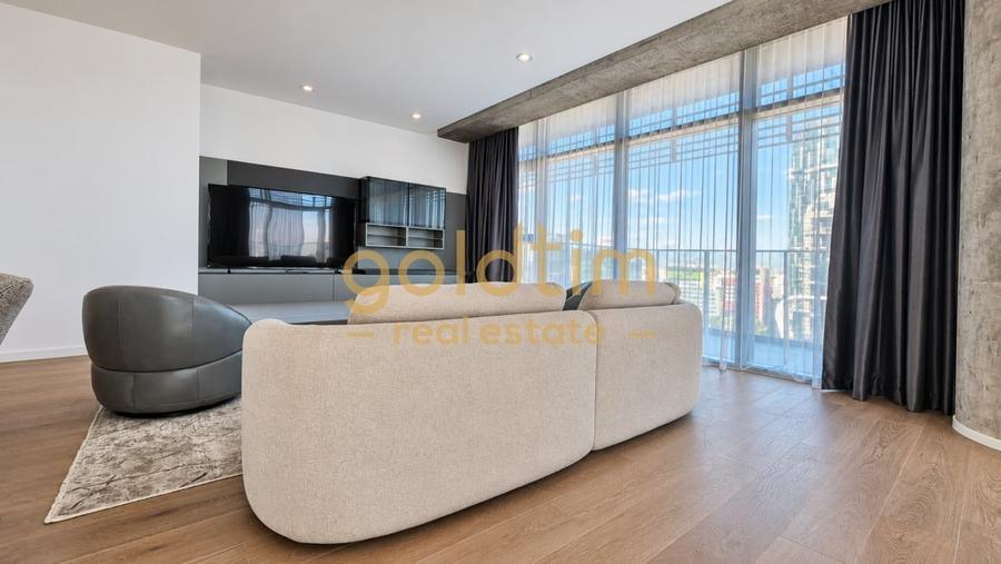 Apartament cu 4 camere semidecomandat, mobilat în Floreasca