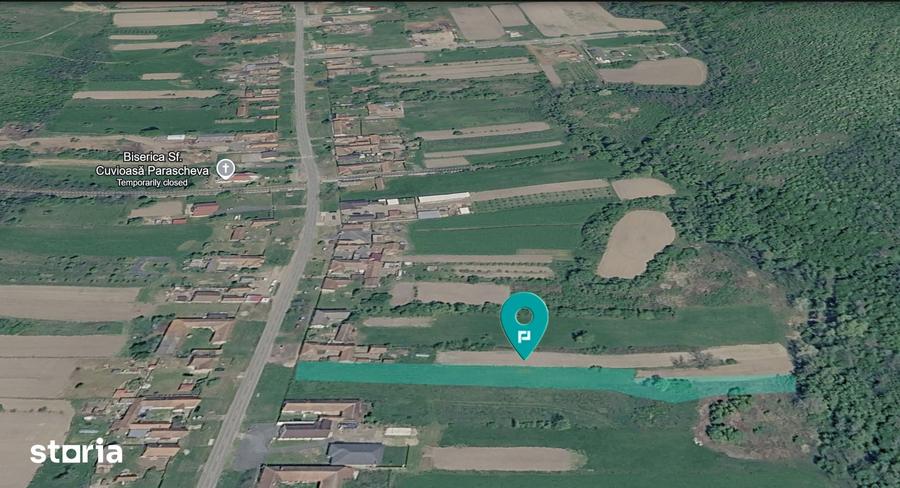 Teren de 3024 mp, în Ususău