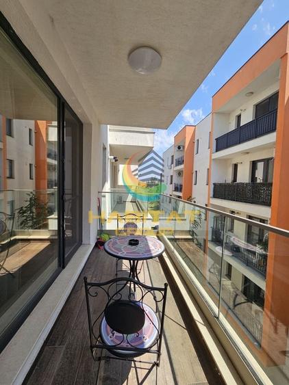Apartament cu 2 camere nedecomandat, mobilat în Pipera