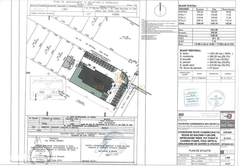 Spațiu comercial, de 1,358 mp, în Vidra