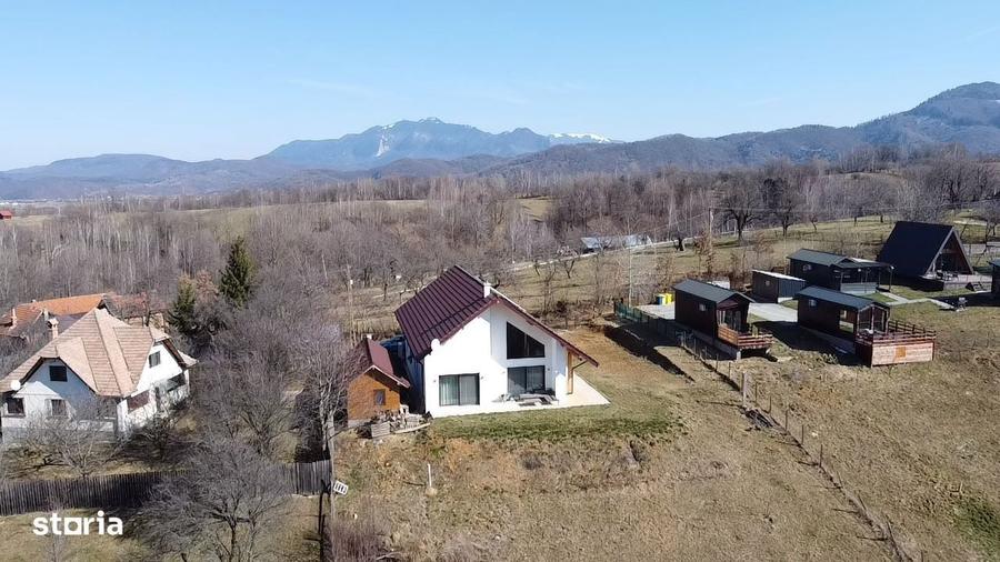 Casa cu vedere panoramica la Piatra Craiului si Bucegi in Sohodol-Bran - 10