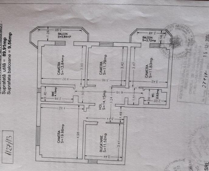 Apartament cu 4 camere decomandat, mobilat în Brătianu