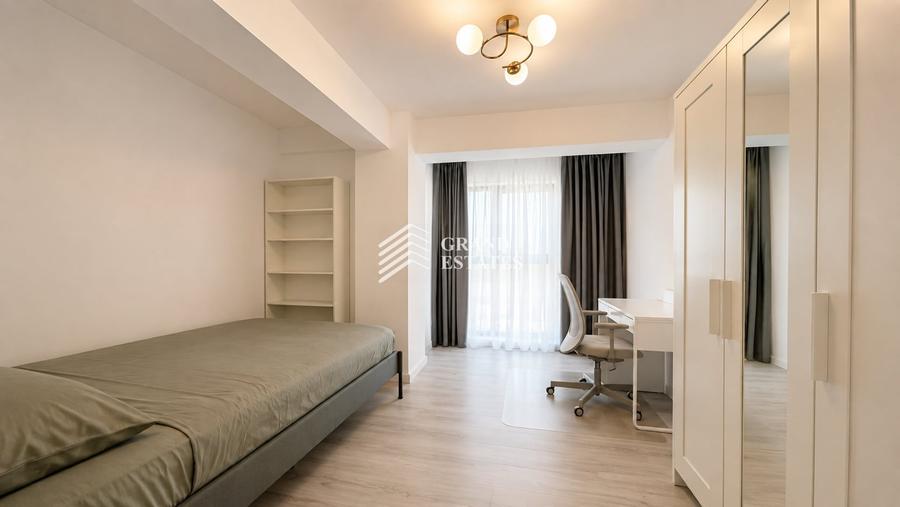 Apartament cu 3 camere semidecomandat, mobilat în Otopeni
