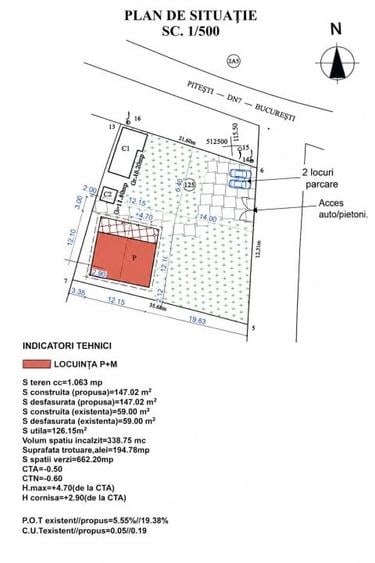 Casă individuală cu 4 camere cu Canalizare în Leordeni