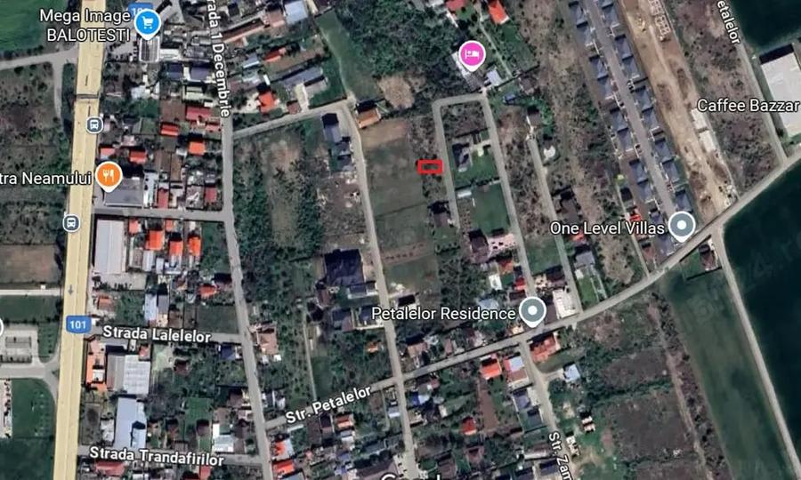 Teren de 500 mp, în Balotești