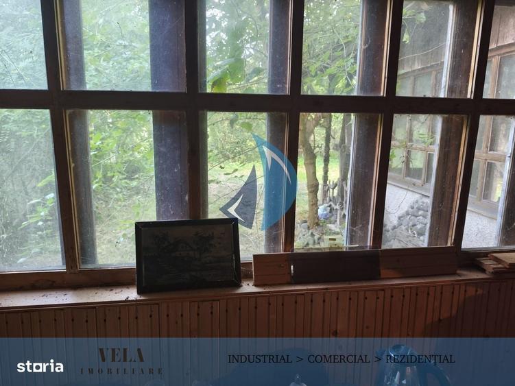 Casa din piatra si lemn in Dumbravioara cu teren intravilan 1.600 mp - 4