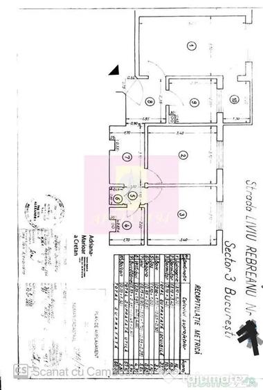 Apartament cu 3 camere decomandat în Liviu Rebreanu