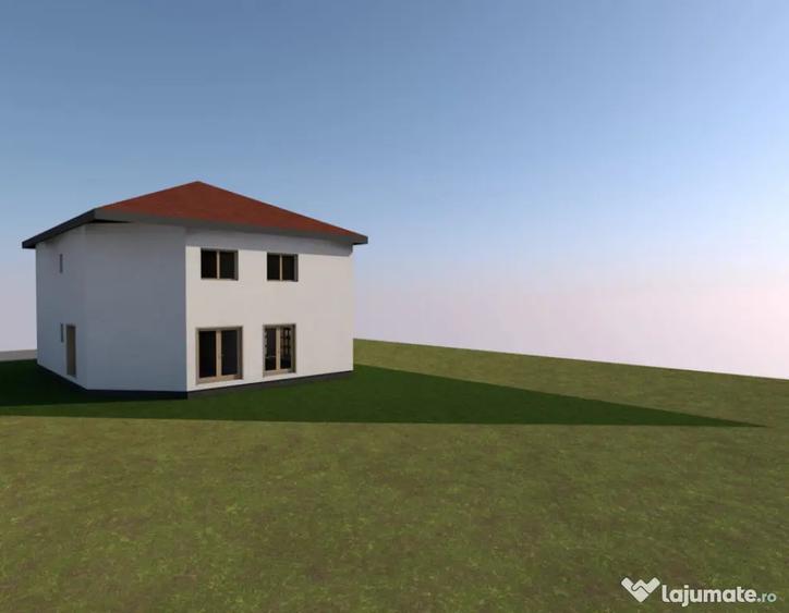 Duplex in constructie, 4camere 3 bai, 200mp teren, Teilor, F - Floresti (Cluj) - 2