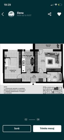 Apartament 2 camere de inchiriat sector 4 - 1