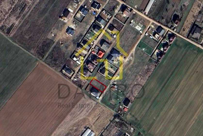 Teren Construcții intravilan de 500 mp, în Adunații-Copăceni